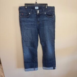 Hudson. Ginny Crop Straight with cuff. 30x24. Women's